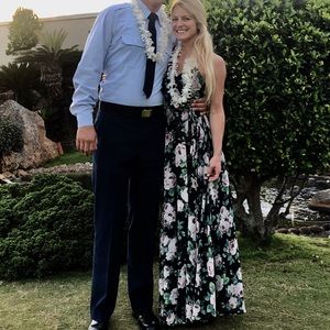 Lulus wrap maxi dress